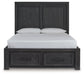 Foyland  Panel Storage Bed