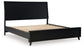 Danziar King Panel Bed with Mirrored Dresser, Chest and Nightstand