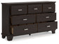 Covetown Queen Panel Bed with Dresser