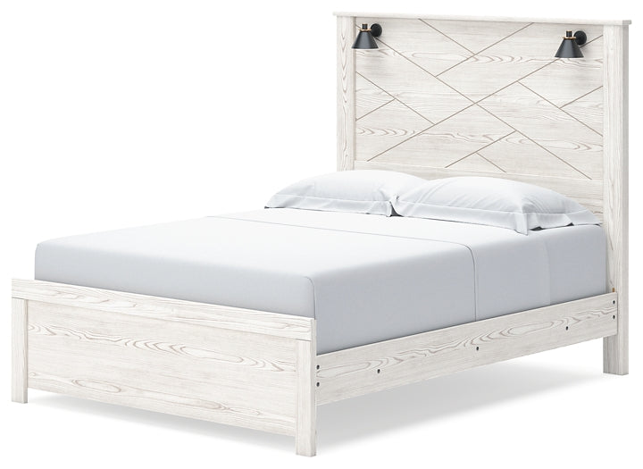 Gerridan Queen Panel Bed with Dresser and 2 Nightstands