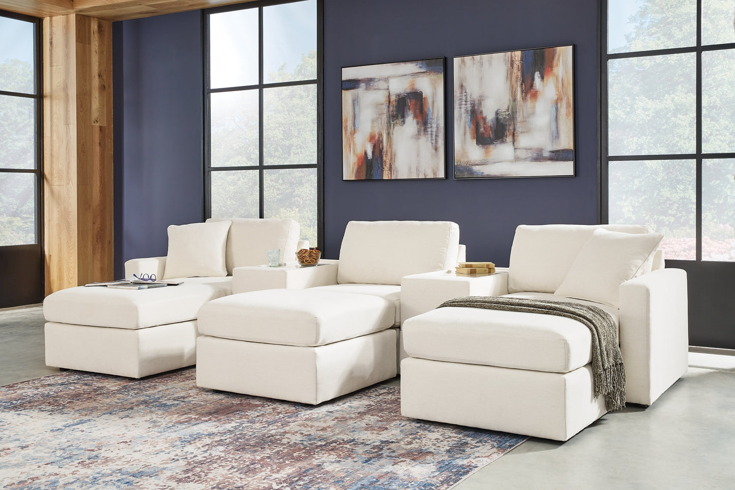 Modmax 5-Piece Sectional with Ottoman