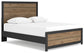 Vertani Queen Panel Bed with Mirrored Dresser, Chest and 2 Nightstands