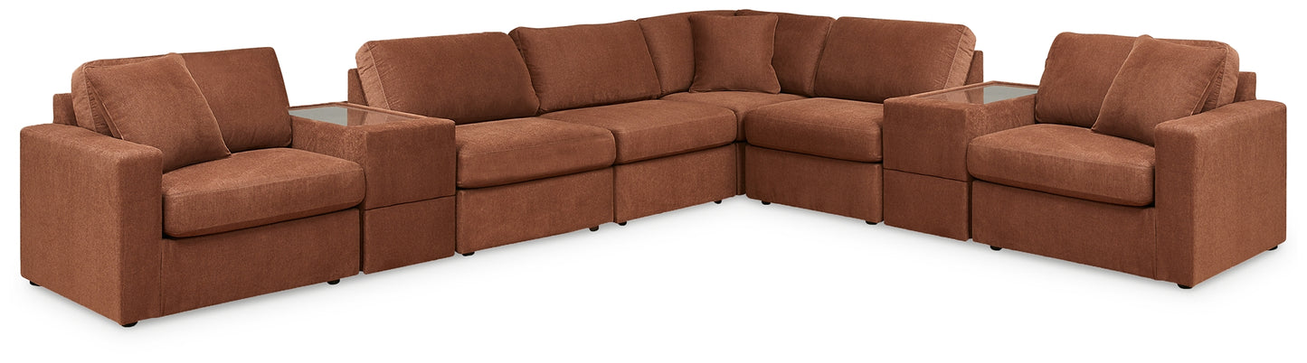 Modmax 8-Piece Sectional with Storage Consoles