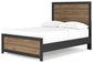 Vertani Full Panel Bed with Mirrored Dresser, Chest and 2 Nightstands