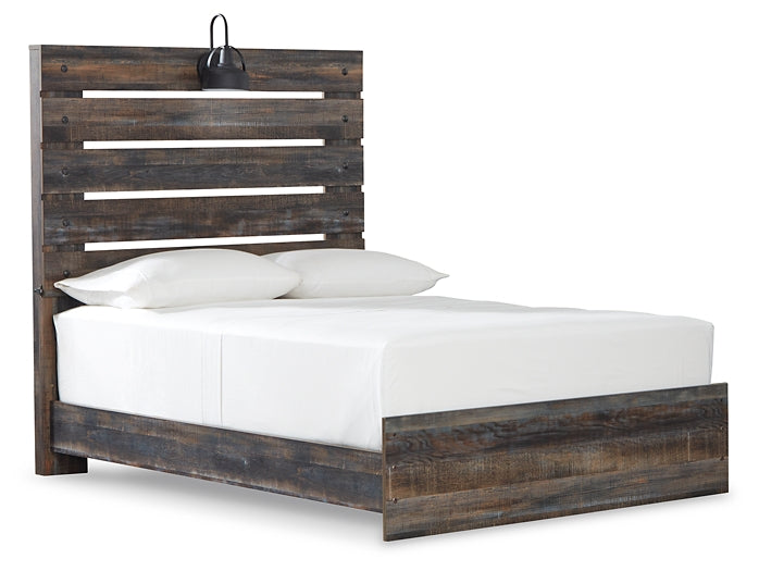 Drystan Full Panel Bed with Dresser and Nightstand