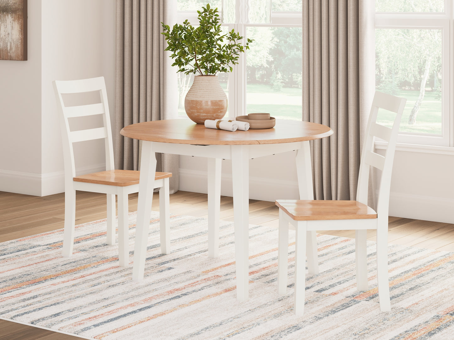 Gesthaven Dining Table and 2 Chairs