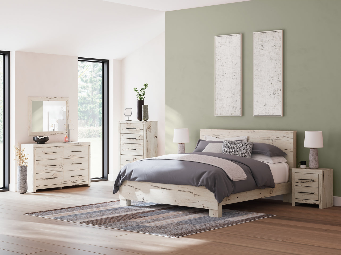 Lawroy  Panel Bed