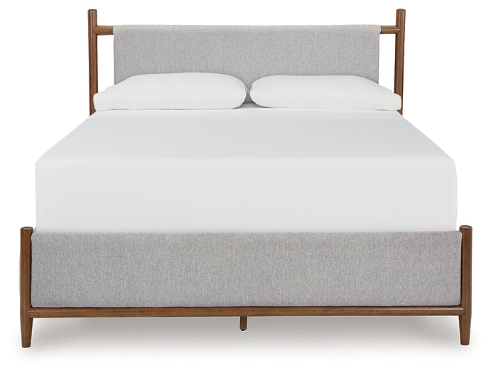 Lyncott Queen Upholstered Bed with Dresser