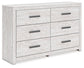 Cayboni Twin Panel Bed with Dresser