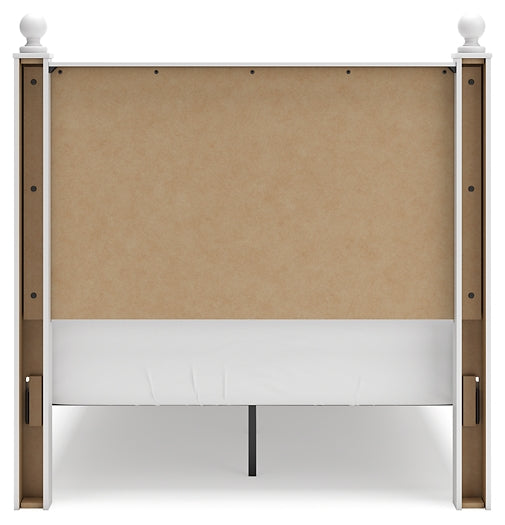 Mollviney Full Panel Storage Bed with Dresser and Nightstand