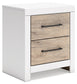 Charbitt Full Panel Bed with Nightstand