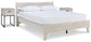 Socalle Queen Platform Bed with 2 Nightstands