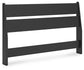 Socalle Full Panel Headboard with 2 Nightstands