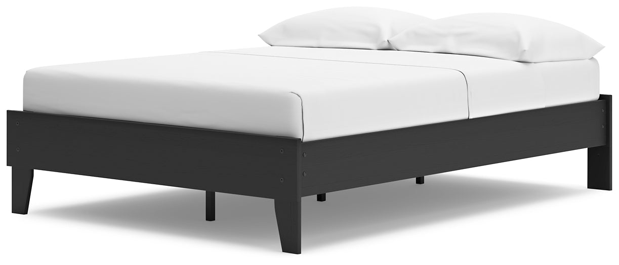 Socalle Full Platform Bed with Dresser and Chest