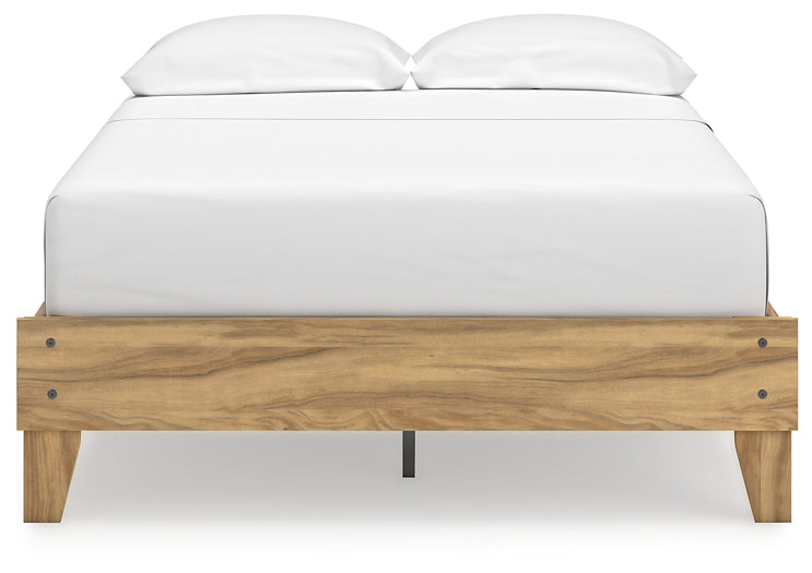 Bermacy Full Platform Bed with 2 Nightstands