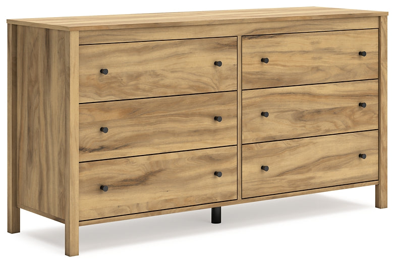 Bermacy Queen Panel Headboard with Dresser and Chest