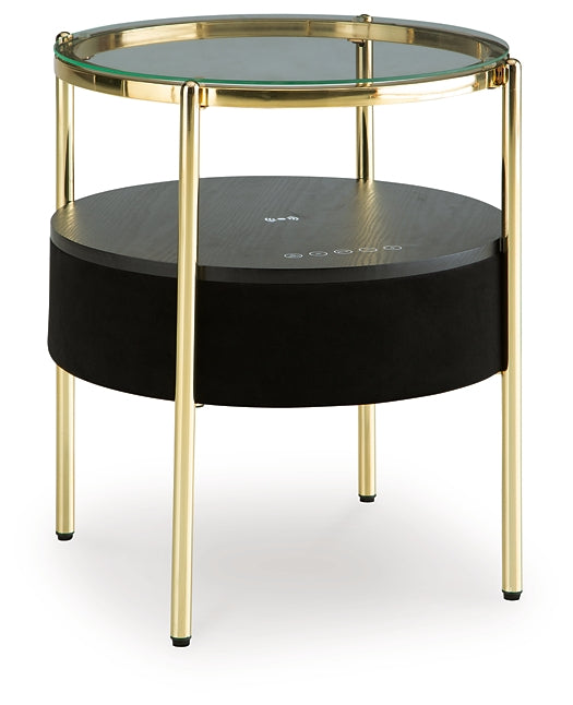 Nedman Accent Table with Speaker