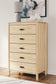 Cabinella Full Platform Panel Bed with Dresser and Chest