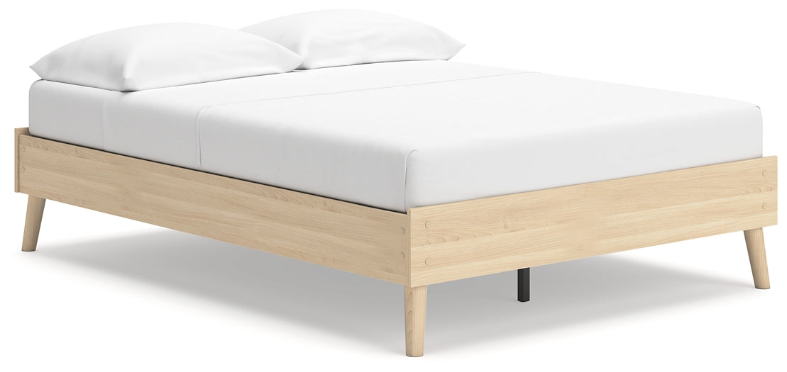 Cabinella Full Platform Bed with Dresser