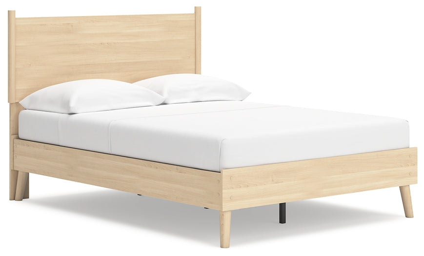 Cabinella Full Platform Panel Bed with 2 Nightstands