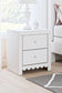 Mollviney Twin Panel Headboard with Dresser and 2 Nightstands