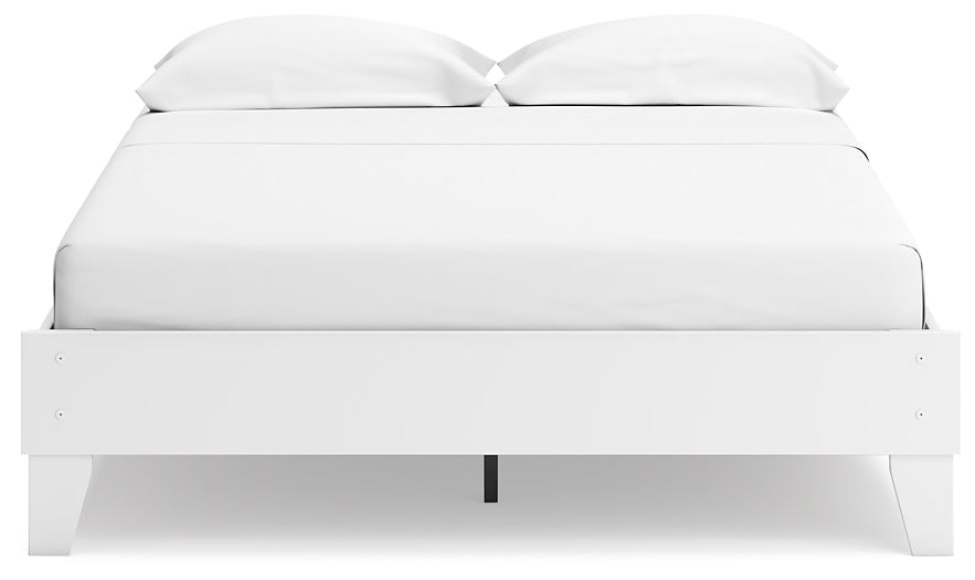 Socalle Queen Platform Bed with Dresser, Chest and Nightstand