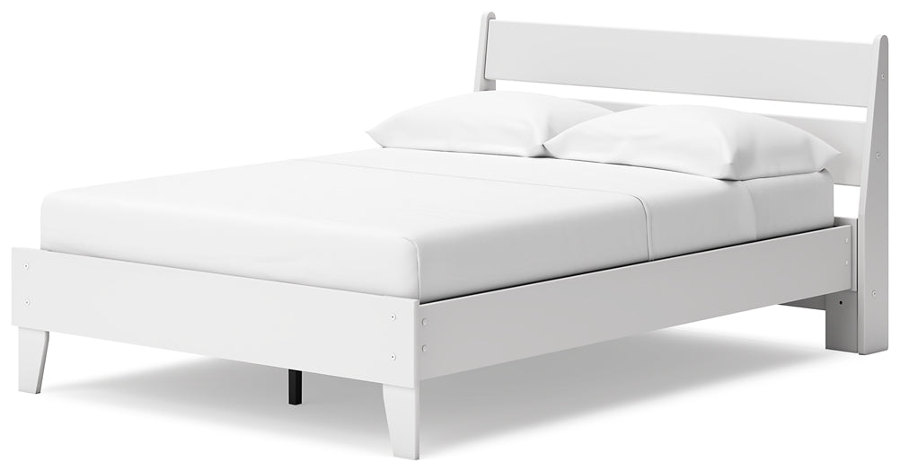 Socalle Full Panel Platform Bed with Dresser, Chest and Nightstand