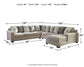 Ardsley 4-Piece Sectional with Chaise