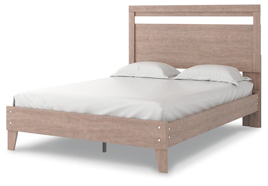 Flannia  Panel Platform Bed