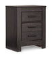 Brinxton Queen/Full Panel Headboard with Mirrored Dresser and 2 Nightstands