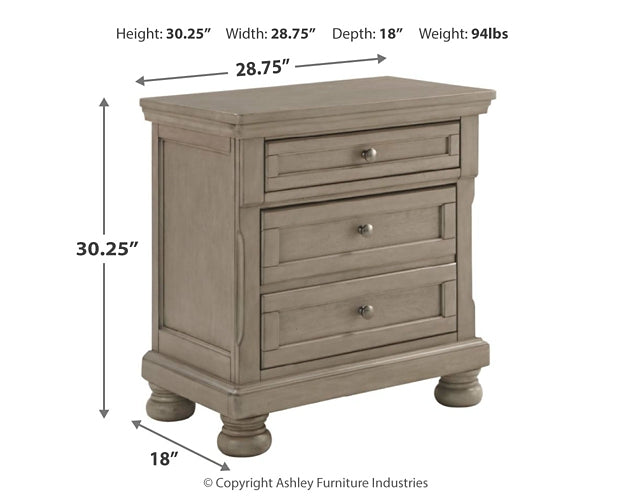 Lettner California King Panel Bed with Mirrored Dresser, Chest and 2 Nightstands