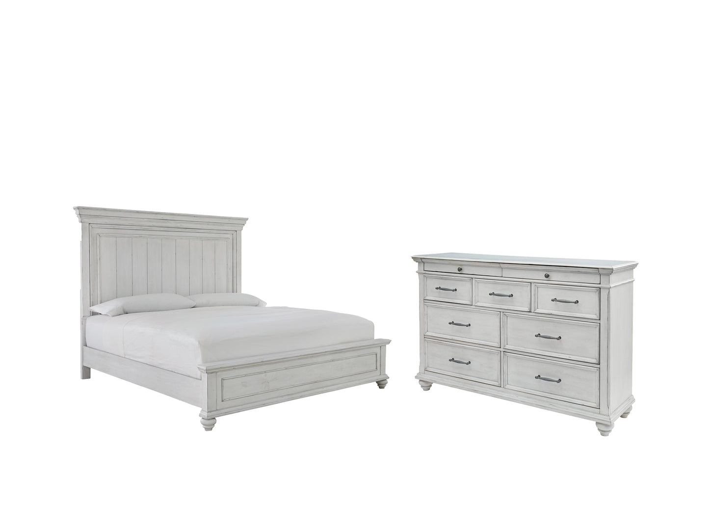 Kanwyn Queen Panel Bed with Dresser