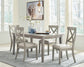 Parellen Dining Table and 4 Chairs