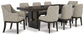 Burkhaus Dining Table and 8 Chairs