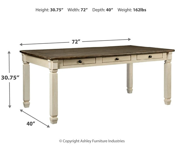 Bolanburg Dining Table and 6 Chairs