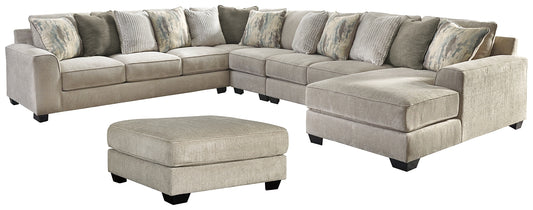 Ardsley 5-Piece Sectional with Ottoman