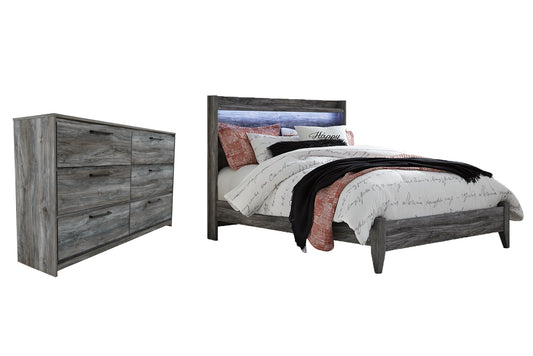 Baystorm Queen Panel Bed with Dresser