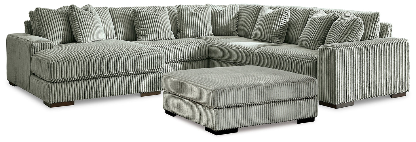 Lindyn 5-Piece Sectional with Ottoman