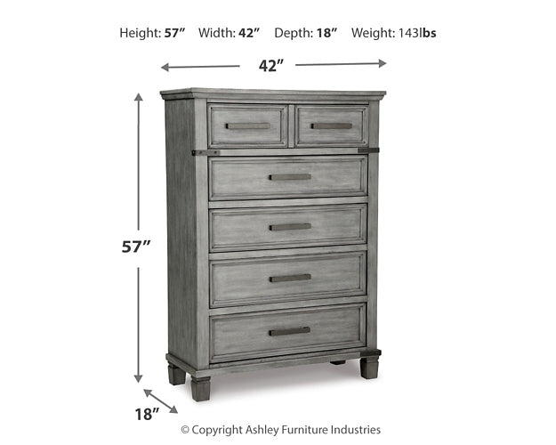 Russelyn Five Drawer Chest