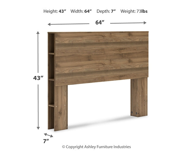 Aprilyn Queen Bookcase Headboard with Dresser