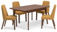 Lyncott Dining Table and 4 Chairs