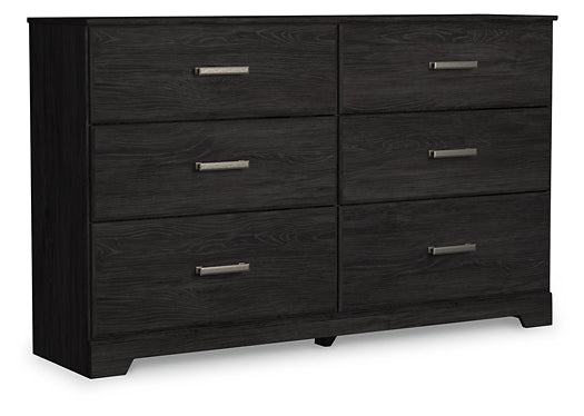 Belachime Twin Panel Bed with Dresser