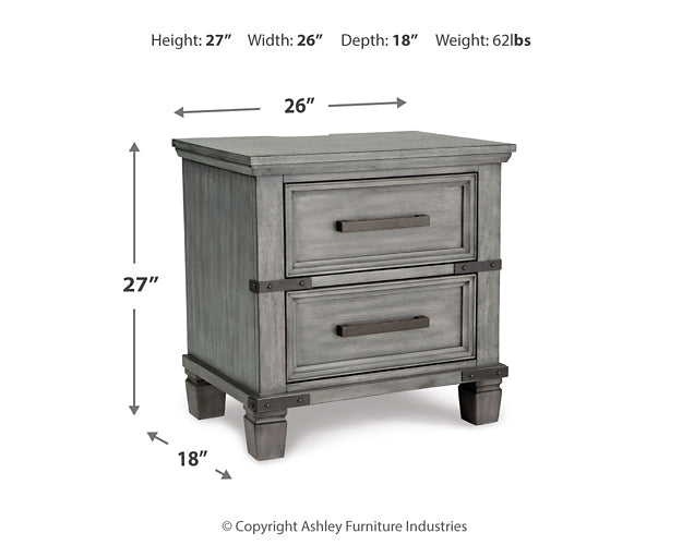 Russelyn California King Storage Bed with Mirrored Dresser, Chest and 2 Nightstands