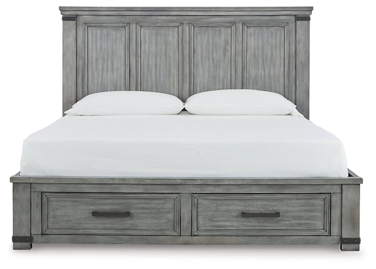 Russelyn California King Storage Bed with Dresser