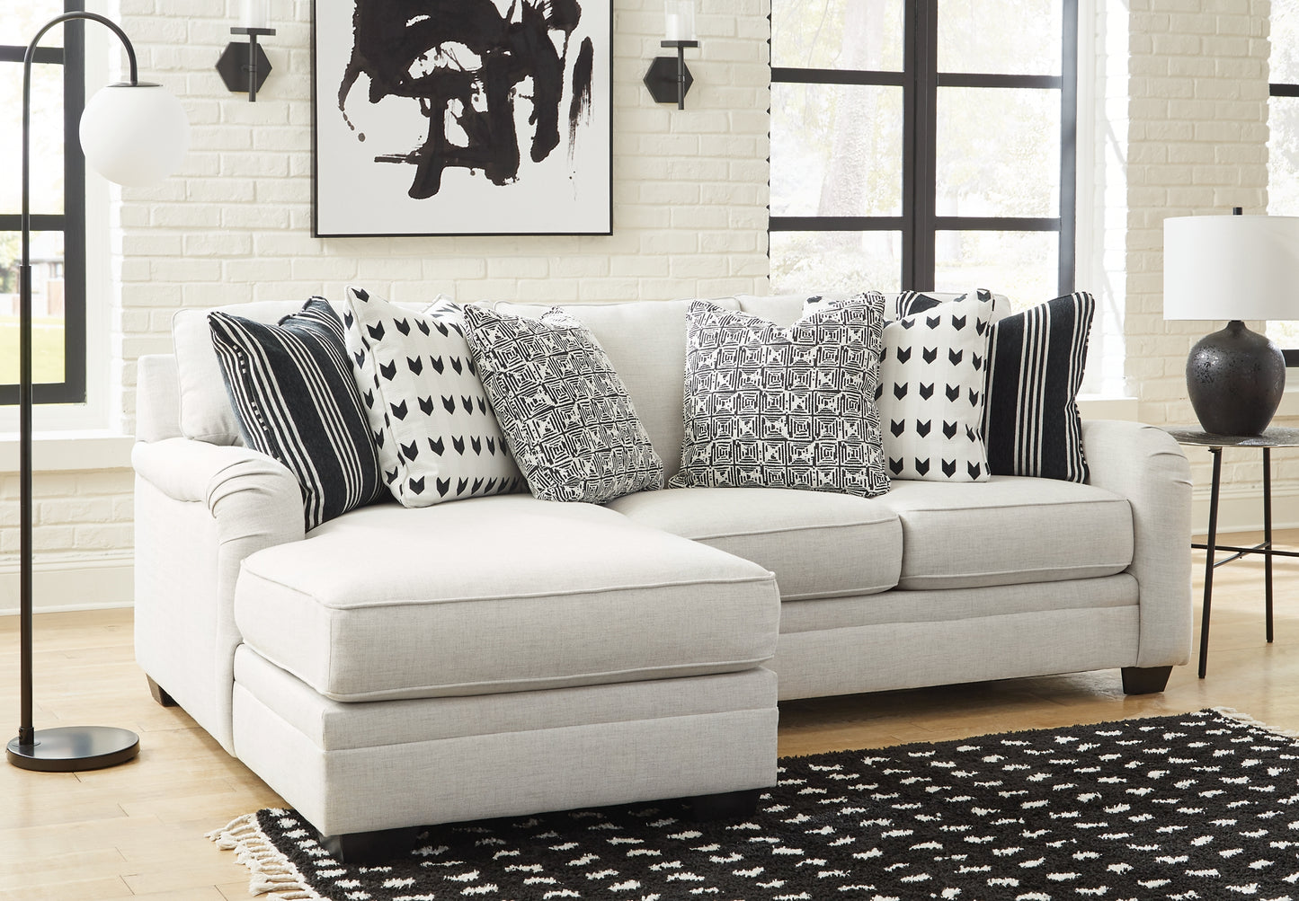 Huntsworth 2-Piece Sectional with Ottoman