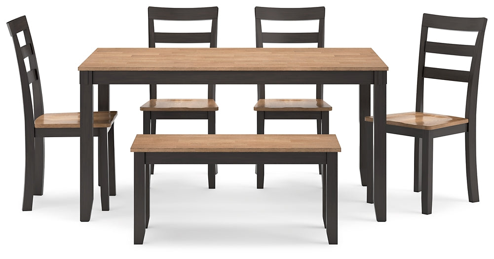 Gesthaven Dining Room Table Set (6/CN)