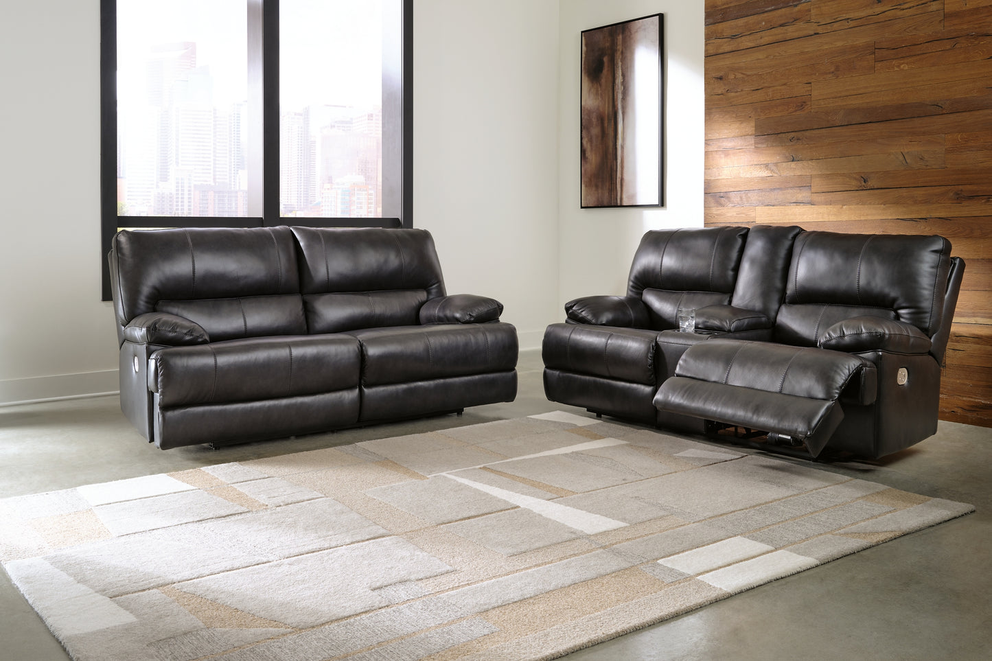 Mountainous Sofa and Loveseat