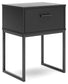 Socalle One Drawer Night Stand